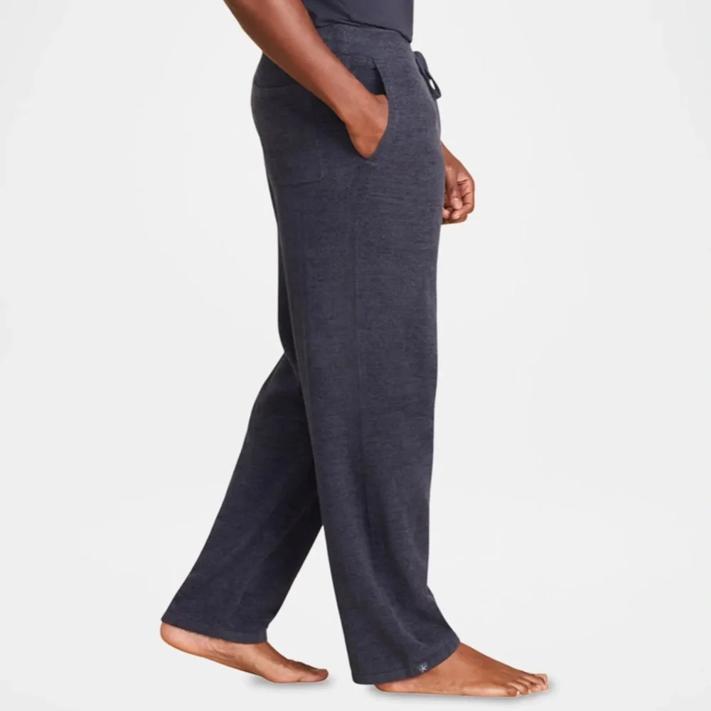 Barefoot Dreams Men's CozyChic Ultra Lite Lounge Pants Indigo XL NWT - Picture 2 of 6